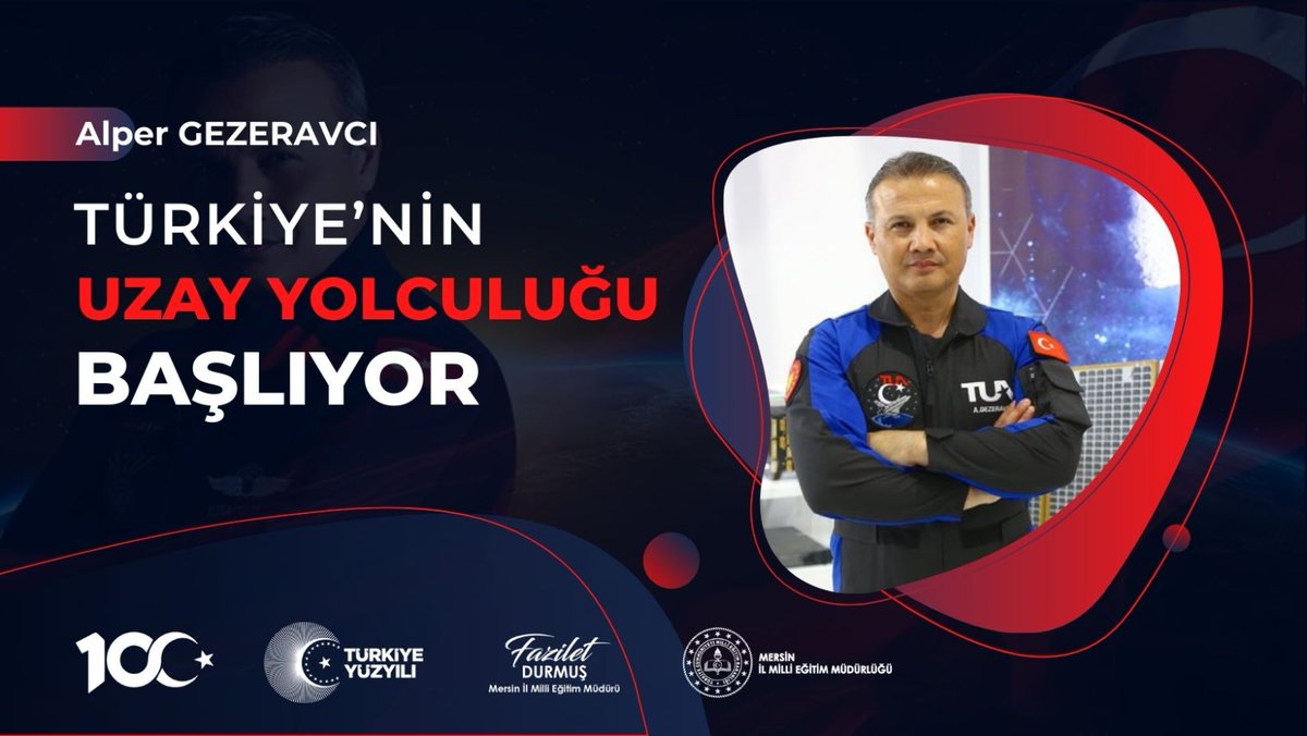 Bugün ülkemizin havacılık ve uzay tarihinde, ütopyalarımızın gerçeğe dönüştüğü tarihi gün.
İlk astronotumuz Alper Gezeravcı'ya başarılar diliyorum.
#MilliUzayProgramı 
#GururDuyTürkiye 
#Türkiyeyüzyılı