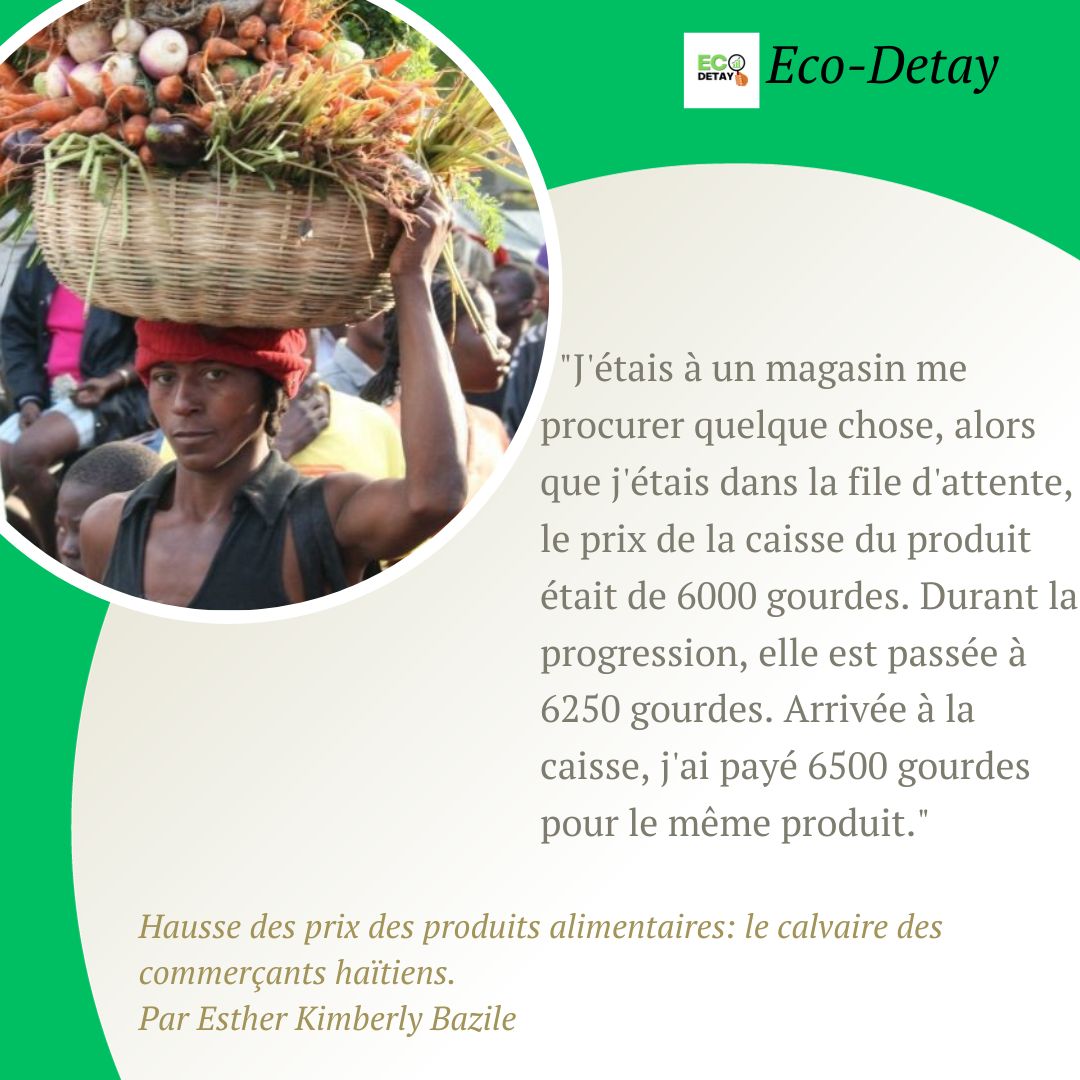 EcoDetay's tweet photo. Pour sa première sortie, Eco-Detay vous invite à lire cet article portant sur le périple des commerçants haïtiens et la hausse des prix.

  Lien de l'article: https://t.co/GzRAV7XEMe https://t.co/aev31iRBpP