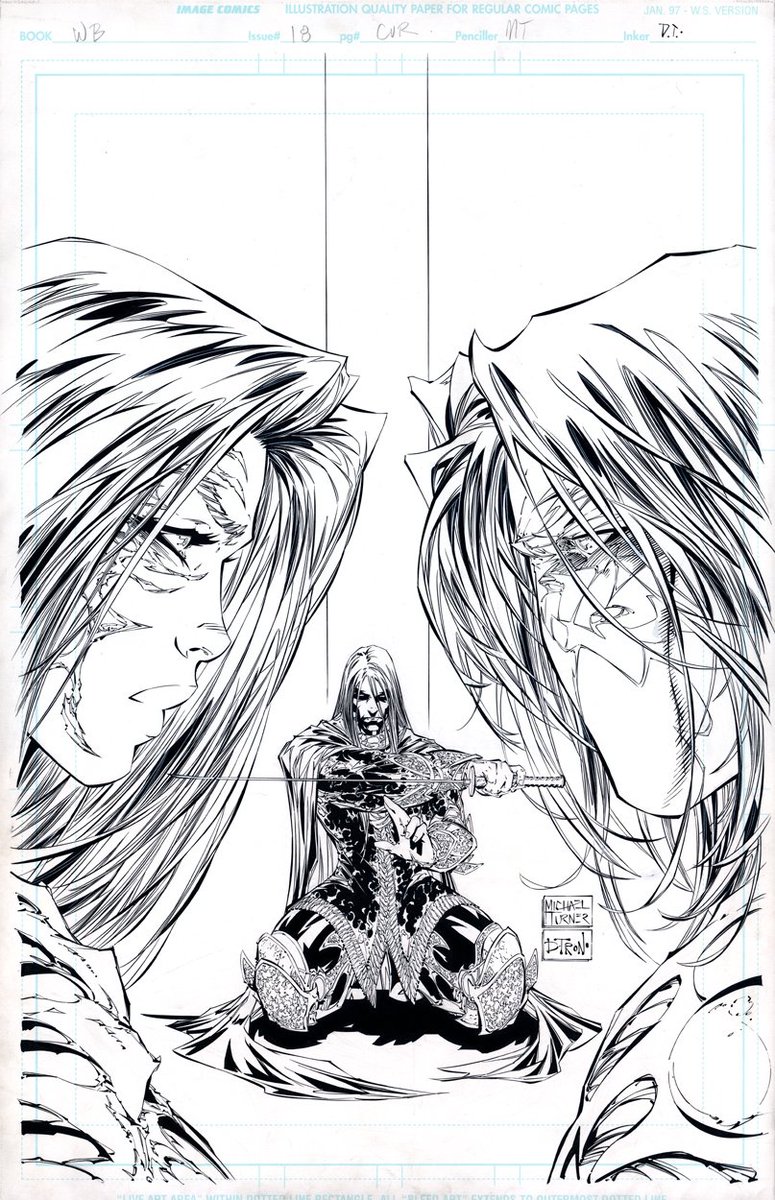 Witchblade #18 (1997), inks by D-Tron, colors by J.D. Smith

@TopCow #Witchblade #Darkness #IanNottingham #JackieEstacado #SaraPezzini #MichaelTurner