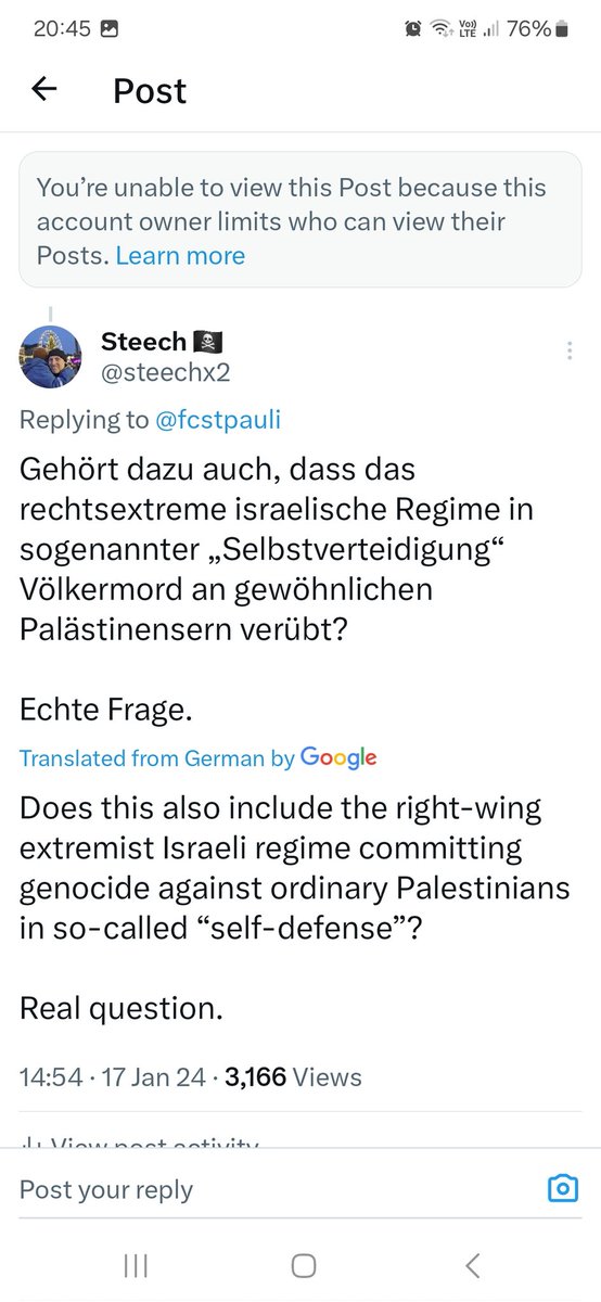 Blocked for asking a perfectly reasonable, genuine question  <a href="/fcstpauli/">FC St. Pauli</a> <a href="/fcstpauli_EN/">FC St. Pauli English</a> Seriously 🤔