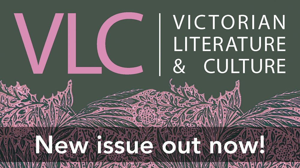 New issue of Victorian Literature and Culture now available 
📚 cup.org/43FfLAO 

#vlc #literature @vlcjournal