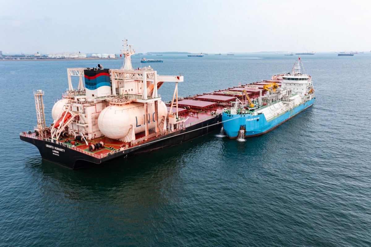 Singapore's marine biofuel demand could double by 2025

Read More: ow.ly/cza050QrNjB
#Singapore  #marinebiofuel
#marinebunker