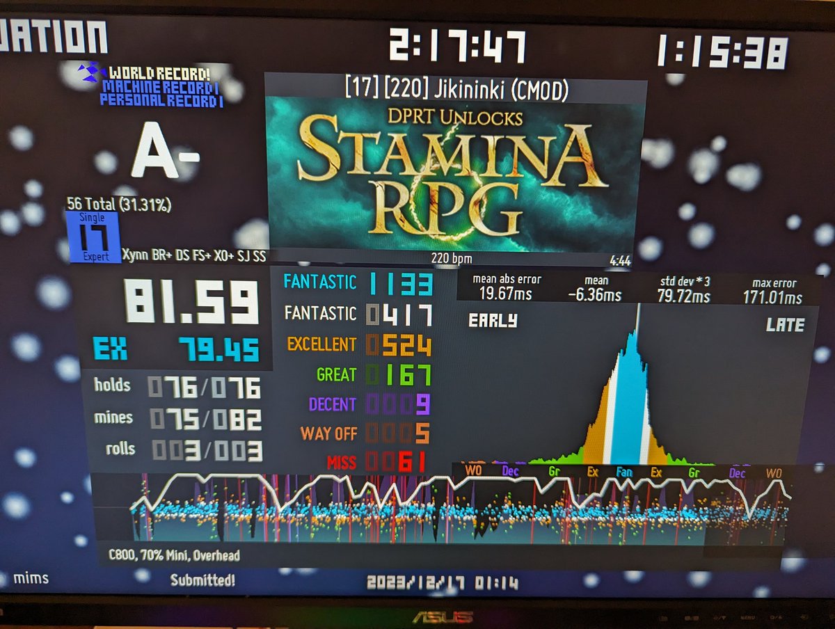 function_call's tweet photo. @IntlTiming @moistbruh Finally have a home setup and have access to the game again! Two months in and I'm about to pass my peak when I was playing pre-pandemic.

ITL has been a blast, and has been a major contributor to my skill-up and motivation since starting again. <3 https://t.co/ounmGTciqA