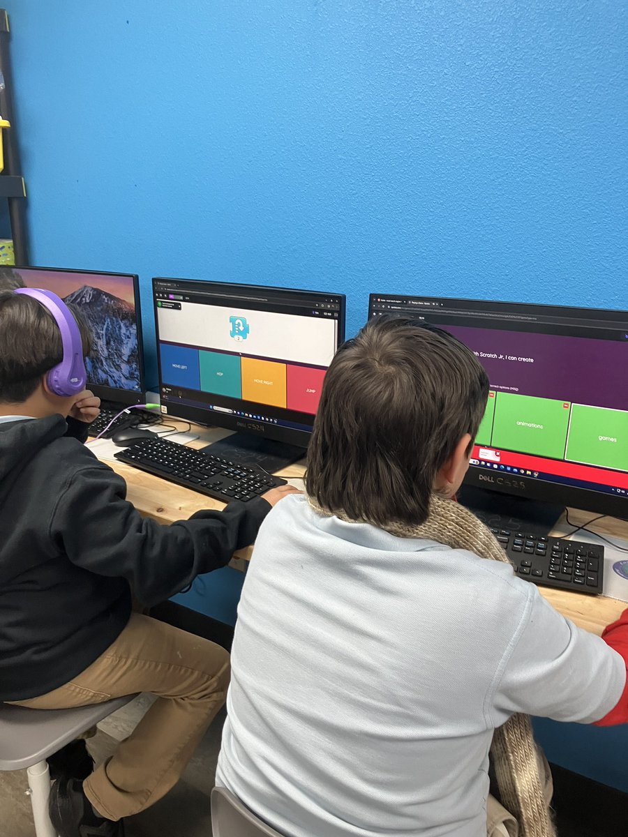 efwmaschool's tweet photo. @efwmaschool our goal is that ALL of our students be successful &amp; have fun on their educational journey.  That is why all this week our students working on #coding lesson using @scratchjr @scratch @quizizz #equity #diversity #inclusion #confidence #ITeachCode #ImpactsofComputing https://t.co/dTVkIqAG8i