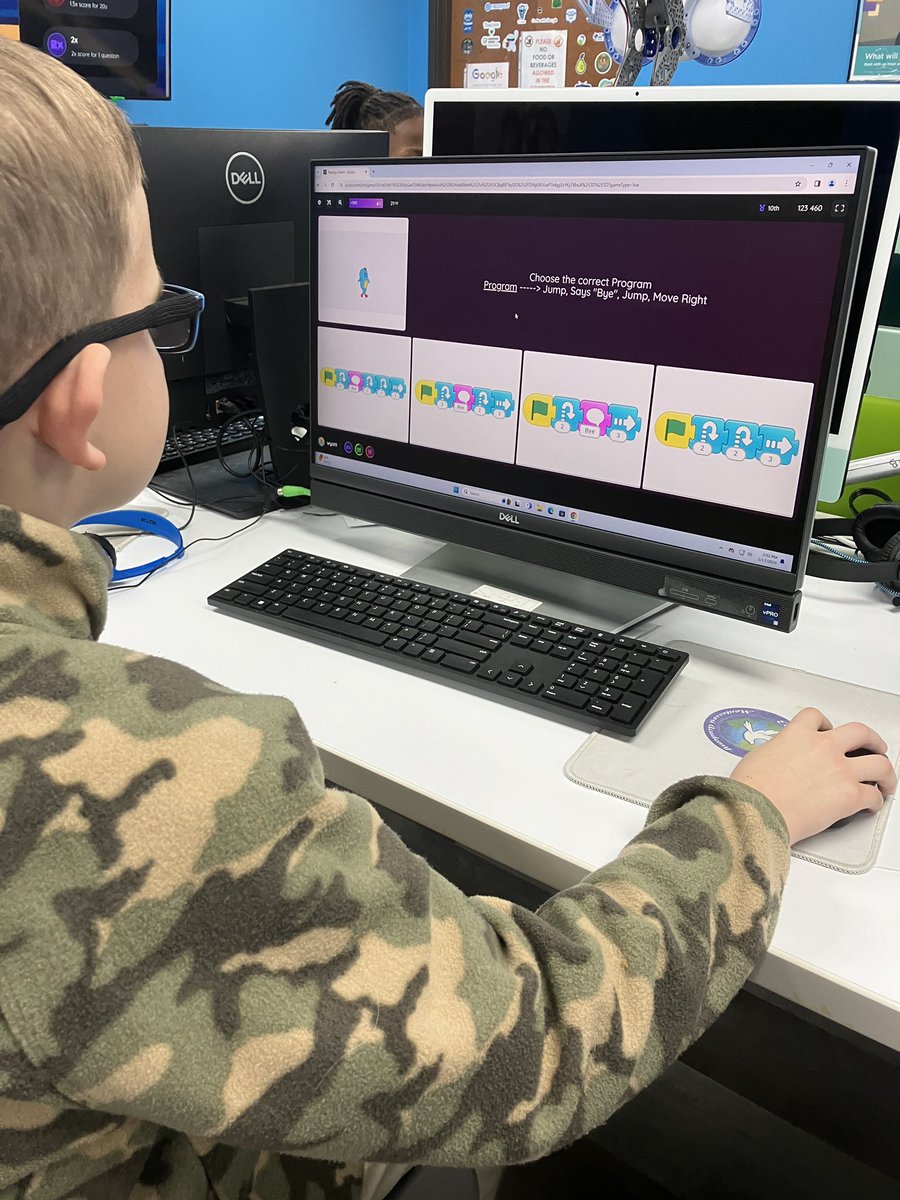 efwmaschool's tweet photo. @efwmaschool our goal is that ALL of our students be successful &amp; have fun on their educational journey.  That is why all this week our students working on #coding lesson using @scratchjr @scratch @quizizz #equity #diversity #inclusion #confidence #ITeachCode #ImpactsofComputing https://t.co/dTVkIqAG8i
