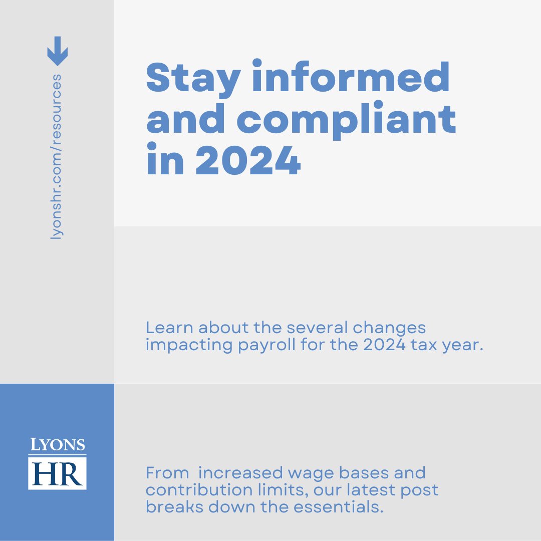 LyonsHR's tweet photo. Are you ready for the 2024 tax year changes? We break down the essentials in our new blog 👉 https://t.co/SIdU9IcFuM

Don't risk penalties and audits – stay compliant with expert guidance! https://t.co/khPWKlFVFJ