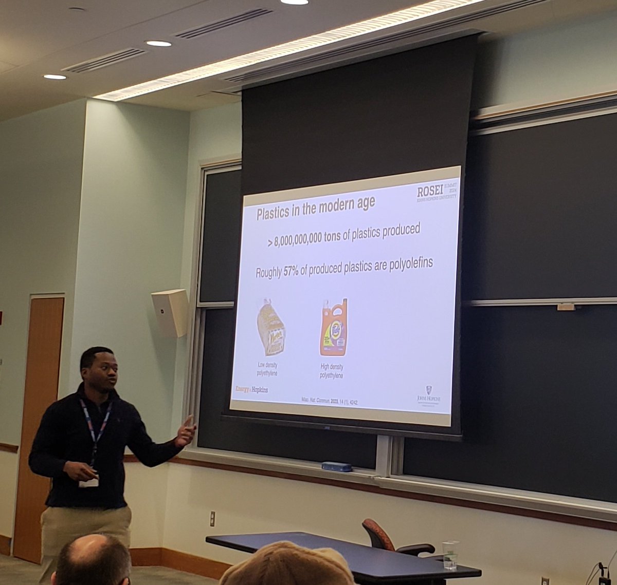 Klausen Group (@klausen_group) on Twitter photo Great talks today by our graduate students <a href="/Herb_Wakefield/">Herbert S. Wakefield IV</a> and Marissa Coschigano in the 2024 ROSEI Summit (@EnergyAtHopkins)! #HopkinsEnergy #TeamSilicon Great talks today by our graduate students <a href="/Herb_Wakefield/">Herbert S. Wakefield IV</a> and Marissa Coschigano in the 2024 ROSEI Summit (@EnergyAtHopkins)! #HopkinsEnergy #TeamSilicon