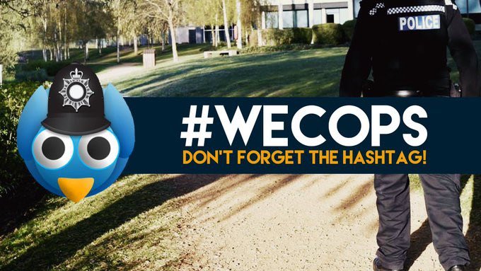 No @wecops this week but join us for our next chat on Wednesday 24th January on the Race Action Plan with Commander @A_HeydariMPS, @TVP_ACC & @Ron_Lock_ pop it in the diary! #WeCops