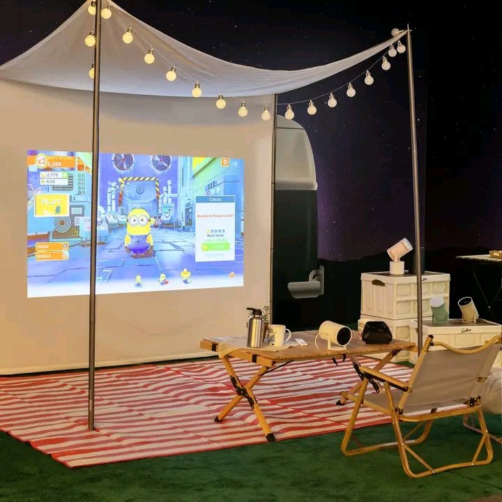 A must-have item for your next #glamping trip 🏕️ The Freestyle comes packed with features like Samsung Gaming Hub and Smart Edge Blending, all designed for an entertaining night under the starlit sky 🌟

#LifestyleScreen  #SamsungUnpacked