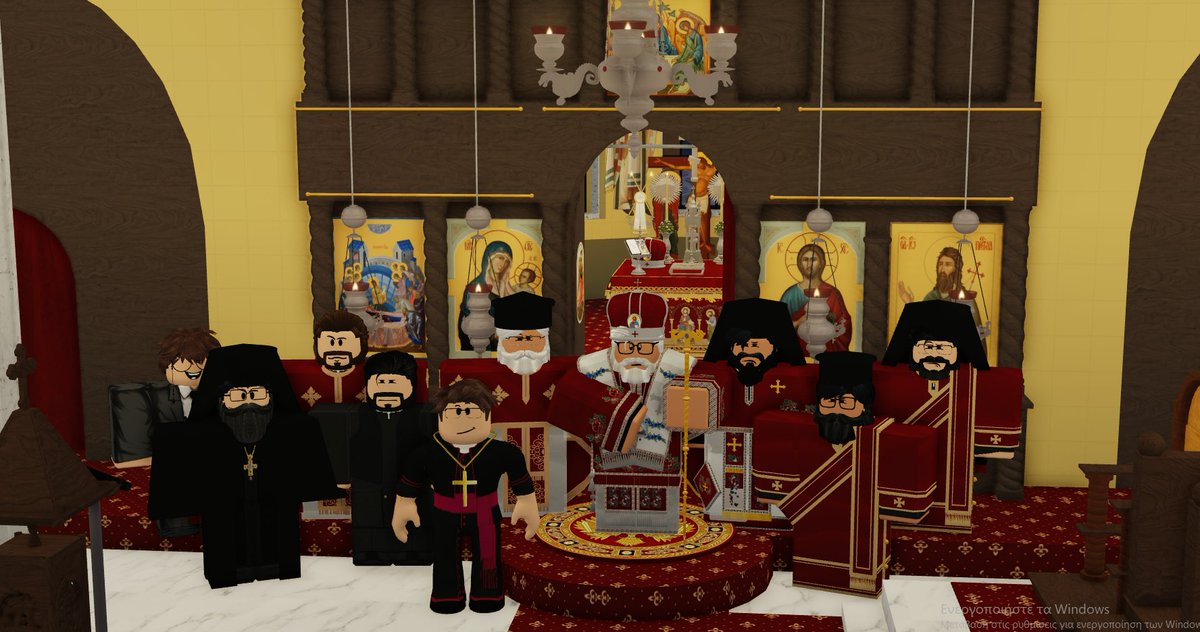 HGNikodimos's tweet image. Hierarchical Divine Liturgy for the feast of Great Martyr Antonios, happy name day! @FatherAntonios