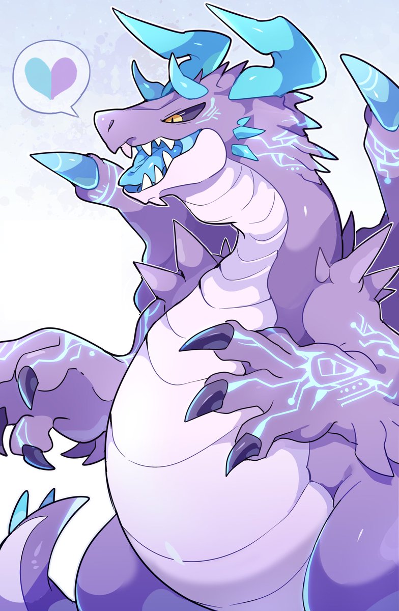 青紫ドラゴンにケモノくんが丸呑みされるvore漫画(+English)を投稿しました!→https://t.co/IZ4cIBwO80 