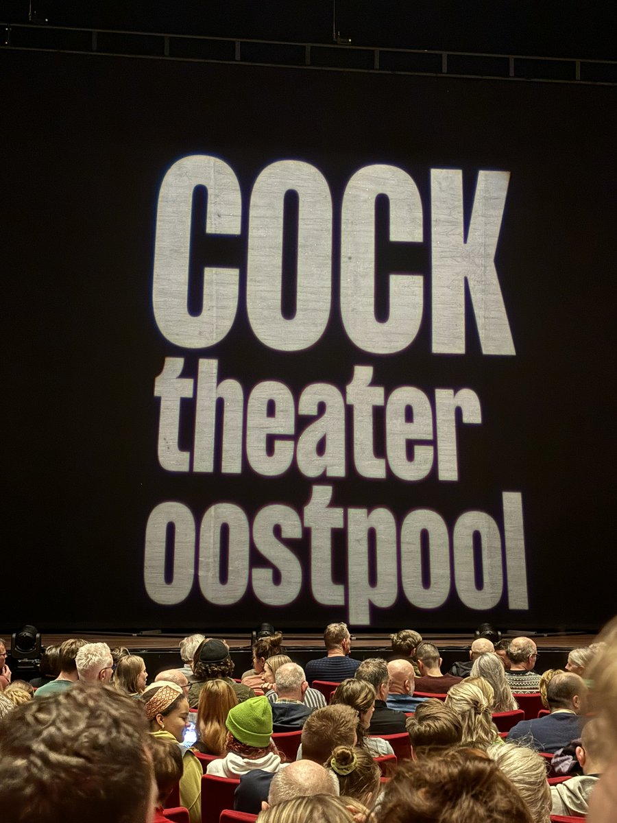 Ja, dat deel ik graag: dikke theatertip #cock van <a href="/theateroostpool/">Theater Oostpool</a> Fantastisch!!