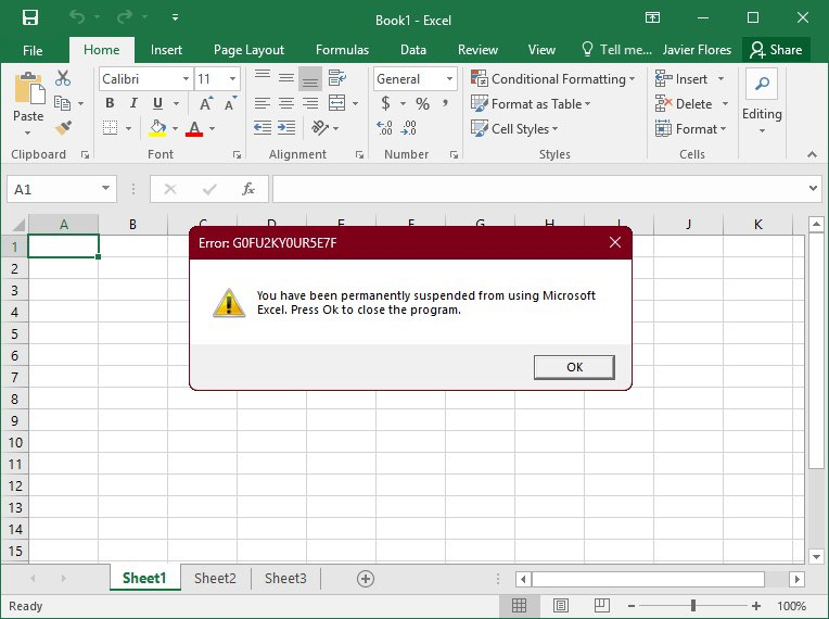 operagxofficial's tweet photo. Update: I've been banned from Excel https://t.co/MHIbX4LZKL