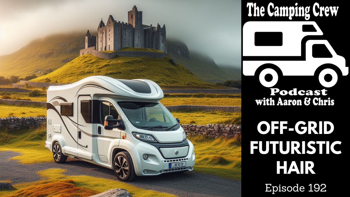 Off-grid Futuristic Hair - Episode 192 of The Camping Crew Podcast is out now. On your Podcast app, Spotify or online here: podcasters.spotify.com/pod/show/the-c…

#Podcast #motorhome #vanlife #camping #camper #campervan #caravan #campingireland #irishcamping #Spotify #CampingPodcast