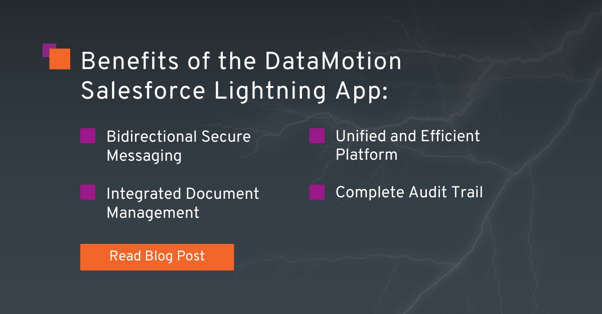 DataMotion's tweet image. What’s in for 2024? Secure, streamlined, bidirectional communication.

What’s out? Toggling between platforms for secure exchange &amp;amp; incomplete client communication records.

ICYMI, learn more about our #SalesforceLightning App: hubs.li/Q02gQmg20

#InfoSec #FinancialServices