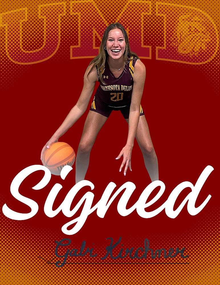 UMD Women's Bball (@umdwomensbball) on Twitter photo Last but certainly not least 📣
Meet <a href="/GabiKirchner3/">Gabi Kirchner</a> 👏 Gabi is a 6’3” forward from Mendota Heights, Minnesota! #GoDogs ❤️💛🐶 Last but certainly not least 📣
Meet <a href="/GabiKirchner3/">Gabi Kirchner</a> 👏 Gabi is a 6’3” forward from Mendota Heights, Minnesota! #GoDogs ❤️💛🐶