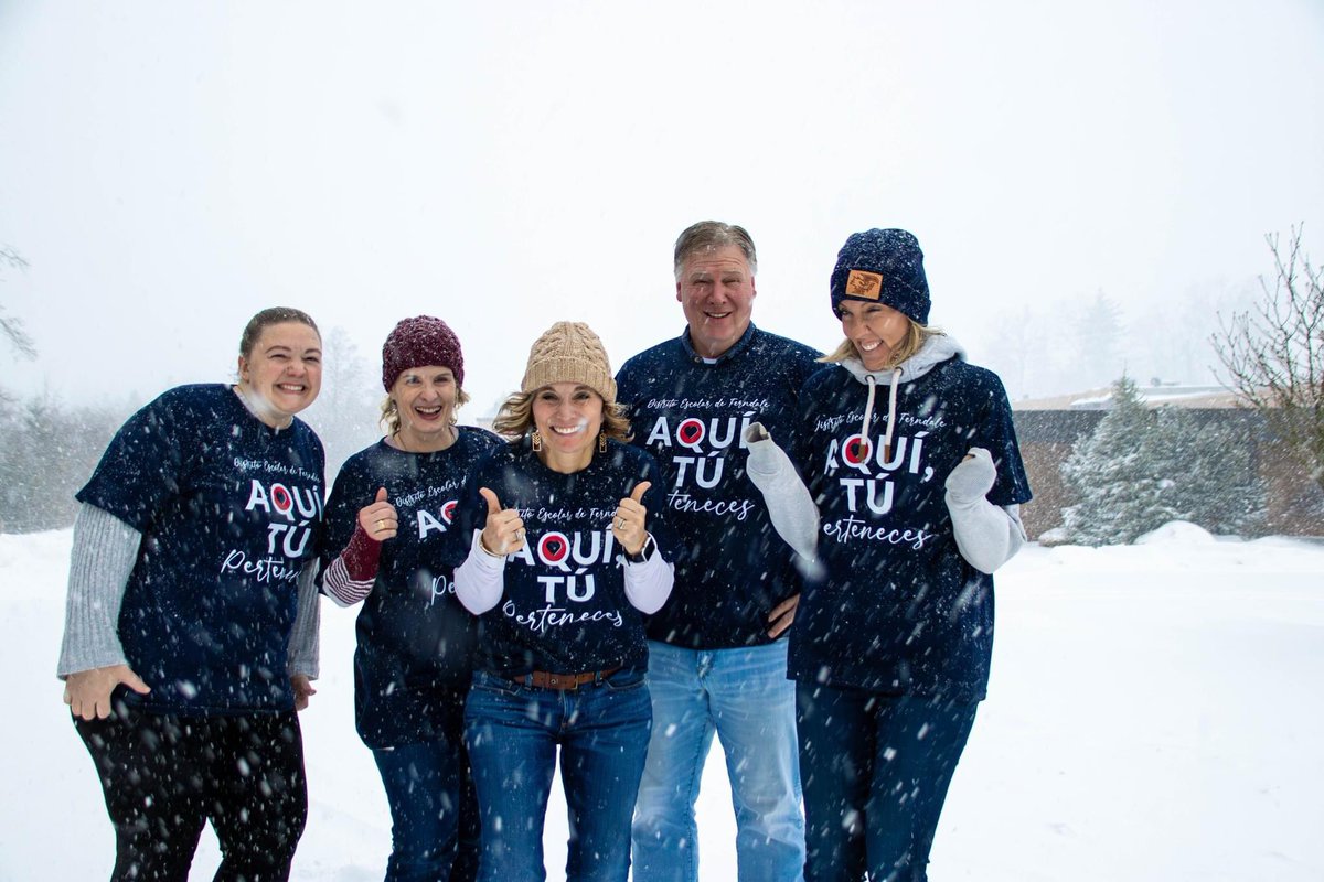 Making the best of the weather. Not even a snow day can stop #YouBelong Wednesday! @FerndaleSD_WA