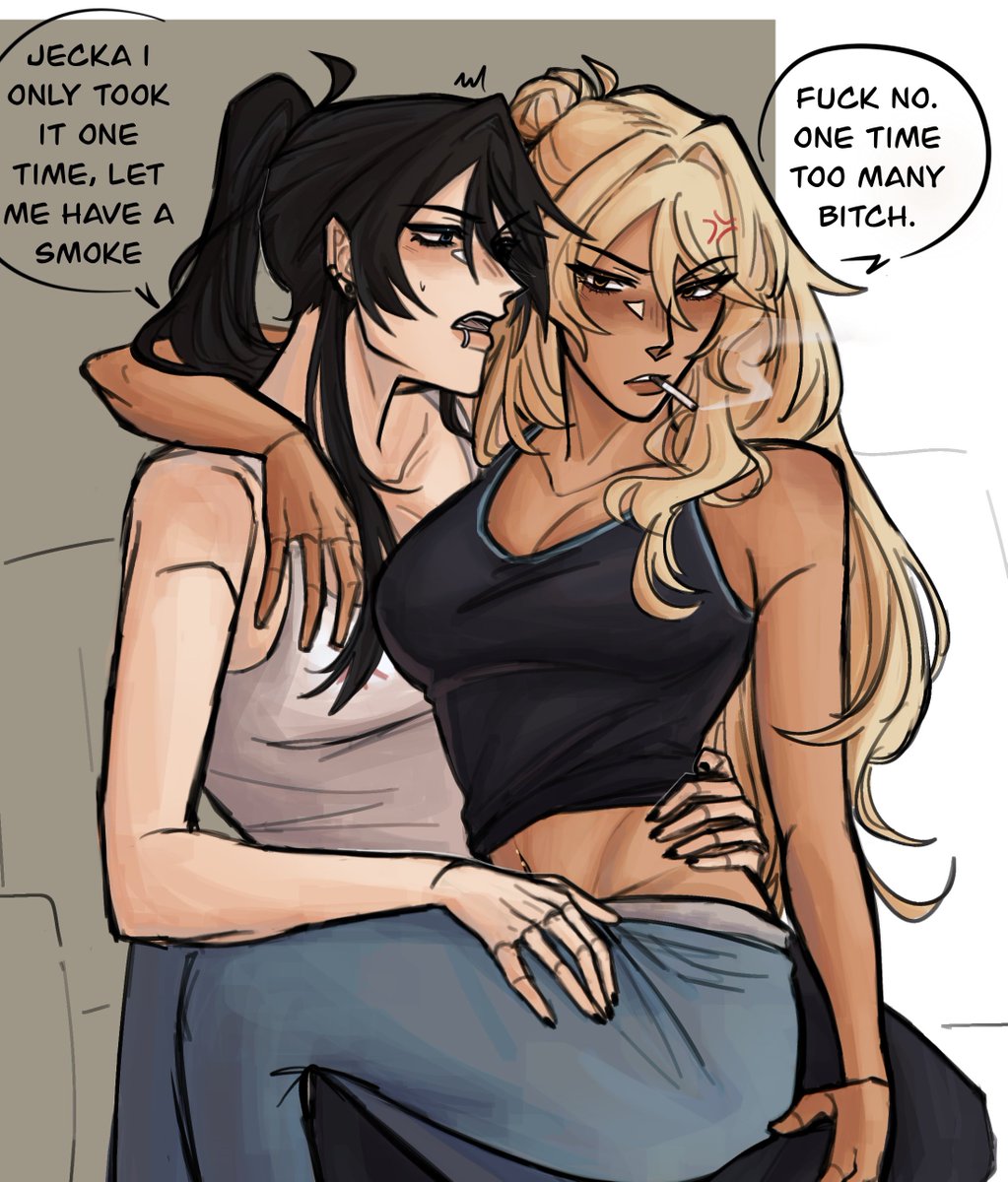 girls hanging out 👍 #jeckole #classof09fanart