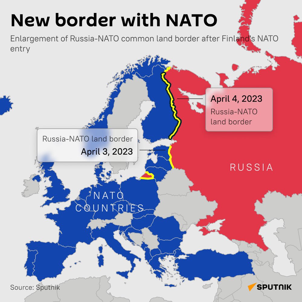 🇺🇸El Secretario de estado estadounidense, Antony Blinken, dijo que si el apoyo militar a Kiev se debilita, Vladimir Putin "usará toda su fuerza contra Ucrania y luego irá a los países de la OTAN".

¿Por qué, entonces, Zelenskiy dice que si Ucrania estuviera en la OTAN, Putin no