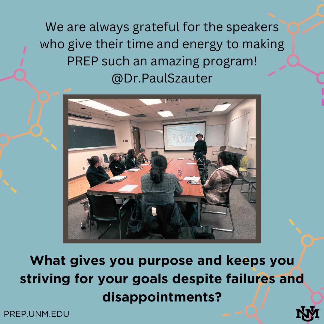 PrepUnm's tweet image. We would love to hear from you! What keeps you going when you want to quit? #prepforyourfuture #biomedicalscience #cancerresearch #whatisyourwhy