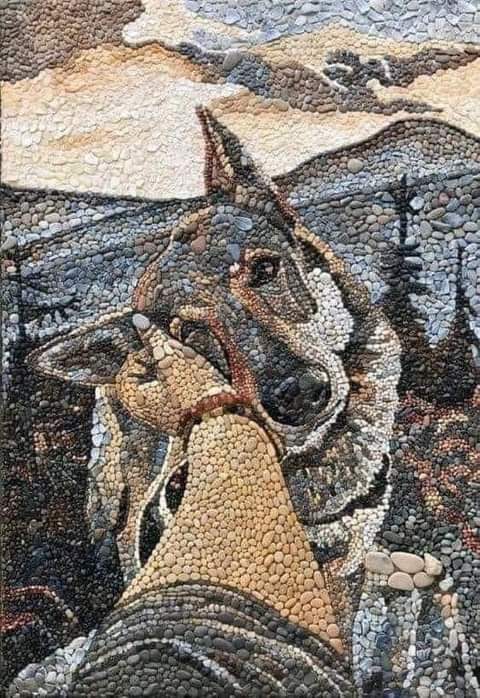 rogeliomtz75's tweet photo. Increíble trabajo con piedras de mar. https://t.co/0NiOChCE67