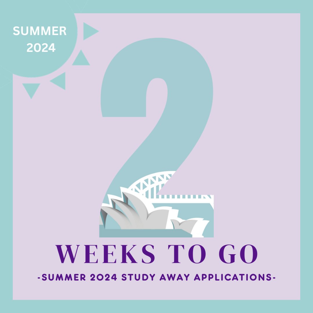 The Summer 2024 Application deadline is just two weeks away!

Act swiftly and apply before the priority deadline on Feb 1 for Summer 2024. 📅 Apply here: bit.ly/4826Uv1?r=lp