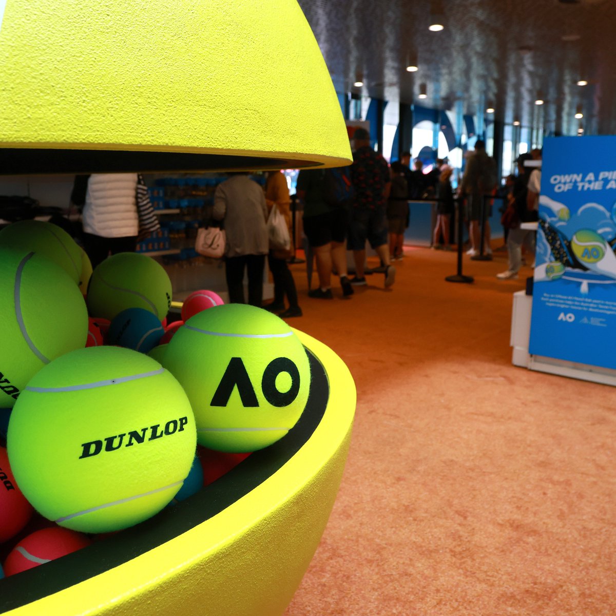 A new look for CENTREPIECE at the <a href="/AustralianOpen/">#AusOpen</a>. 🎾

Among other transformed spaces, our Pre-Function area and part of the Grand Hall are home to the official AO shop.