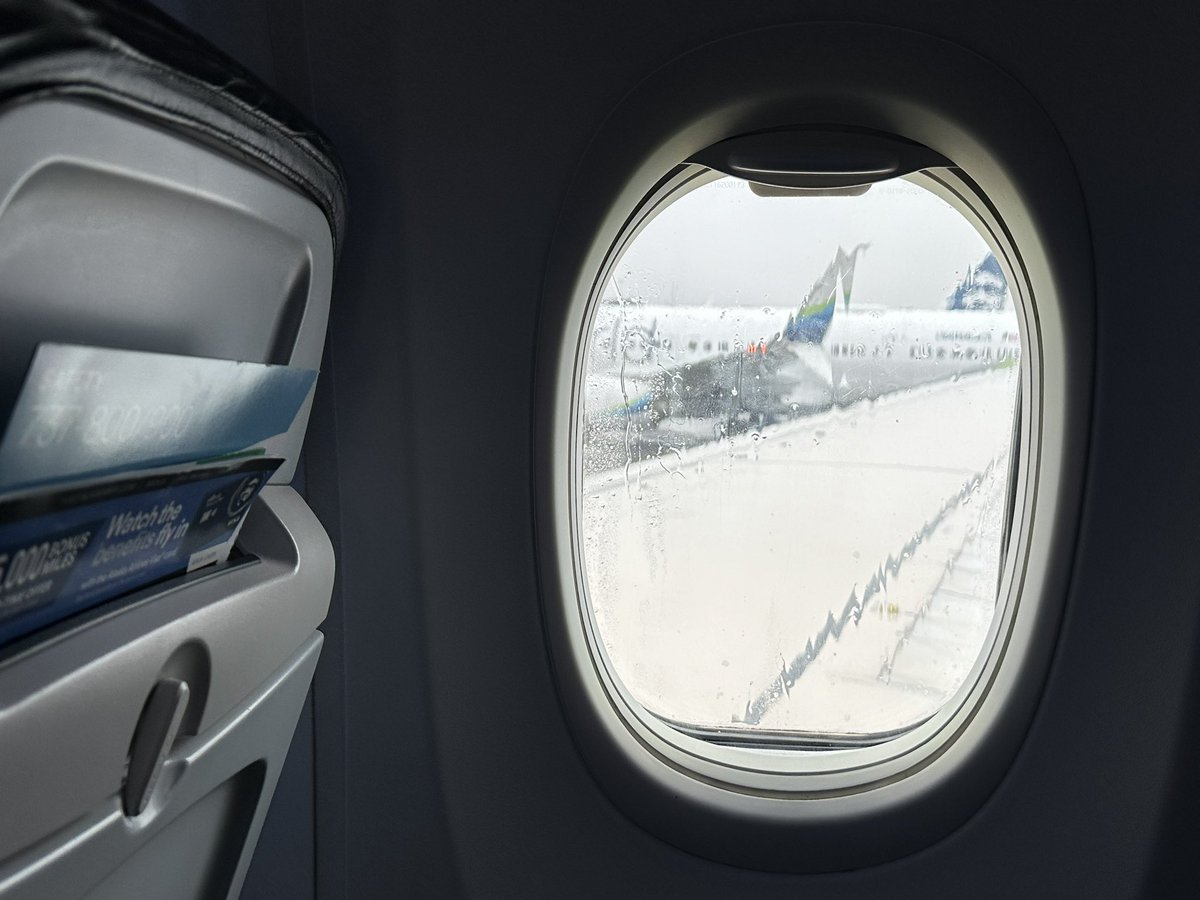 I’ve had the same view at PDX for the past 5 hours. Flight has been waiting for deicing since 8:30 this morning…