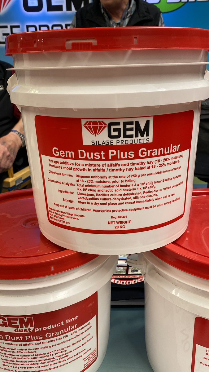 Bart_kleinlu's tweet photo. Great second day at @MBAgDays 
It might be -20 outside but we are thinking about summer.  Ask us about our hay inoculant and Netwrap. https://t.co/BxpmFNyzb7