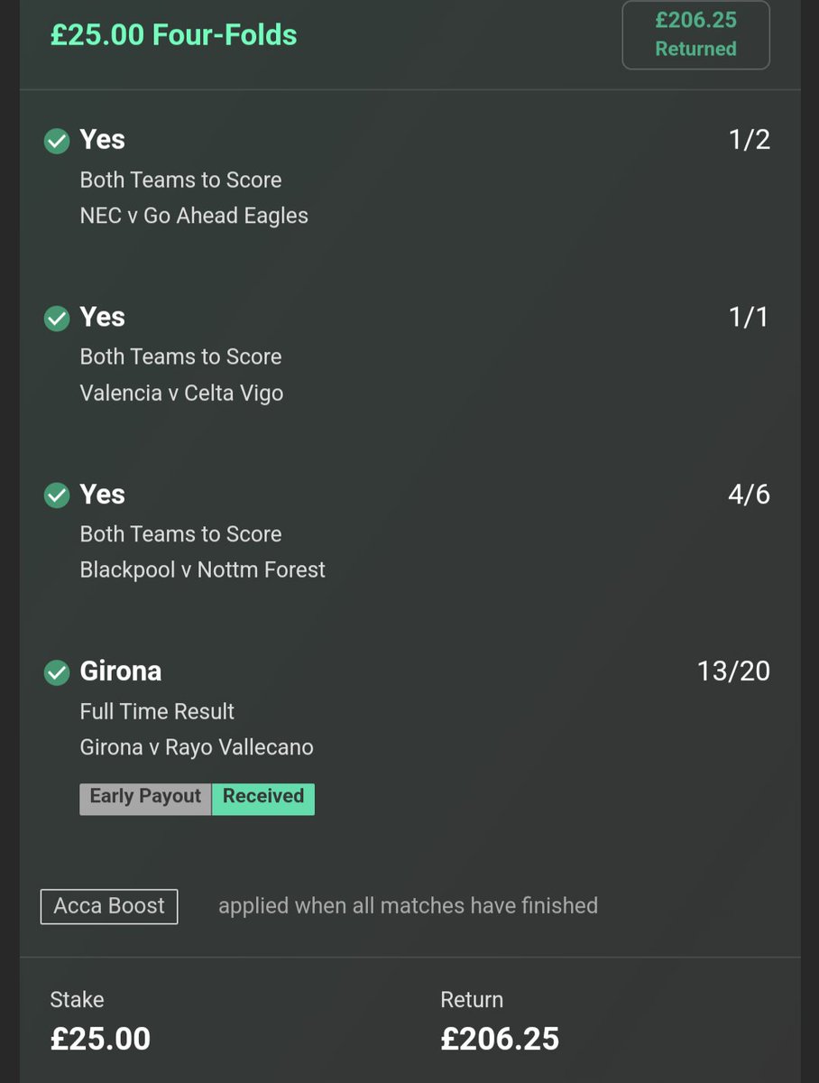 TCS_Corners's tweet photo. WE DID IT AGAIN £25 ➡️ £224 ⚽💰

ACCA 2 IS A BOOOMMMEEERRR 💥

JOIN OUR FREE GROUP 👇

https://t.co/0beR2qOt9t

COMMENT 🔥🔥🔥 IF YOU WERE WITH US

REPOST 🔁 SO WE CAN HELP MORE PEOPLE

THANKS FOR YOUR SUPPORT ❤️ https://t.co/Bs5Iz8YYpw