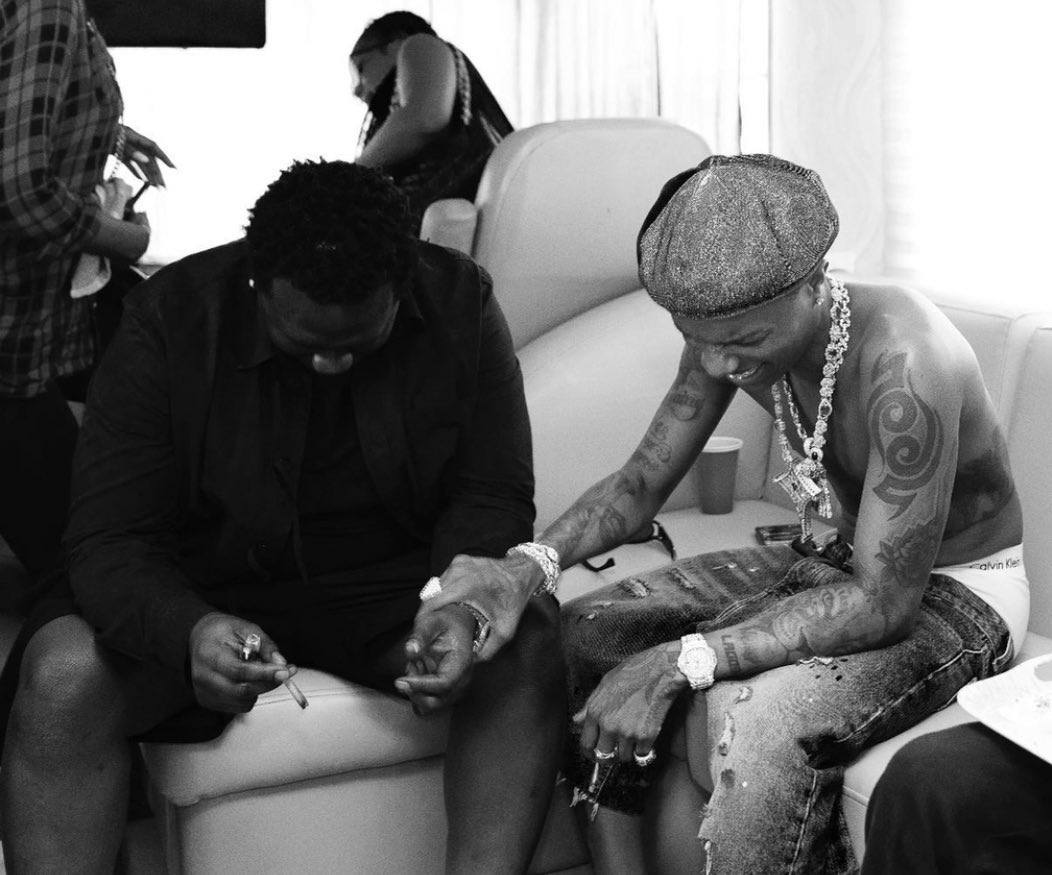 Diamonds behind the scenes with Wande Coal❤️