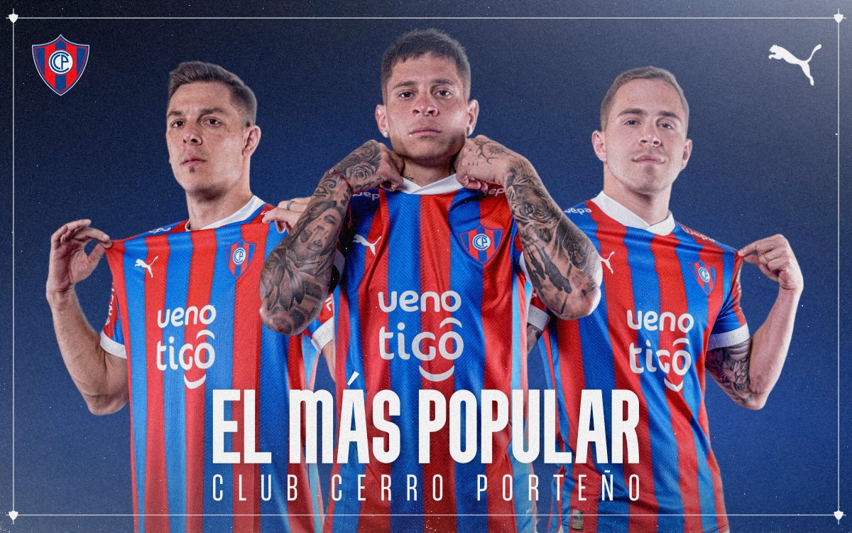 ¡El Más Popular ya tiene un nuevo manto sagrado! 👕💙❤️

#PumaFootball ⚽
#ElClubDelPueblo 🔵🔴
