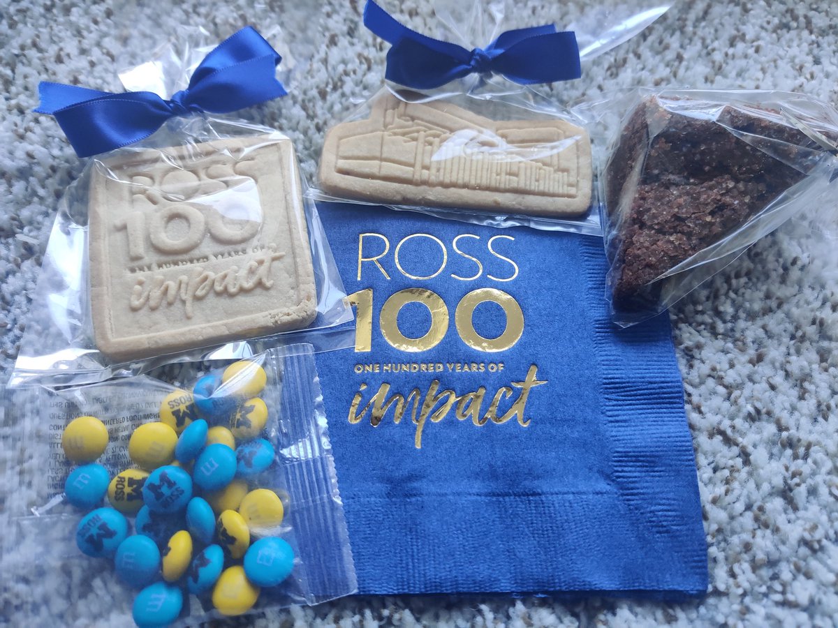 Honored to be studying @MichiganRoss! A toast to 100 years of impact 🥂🥂