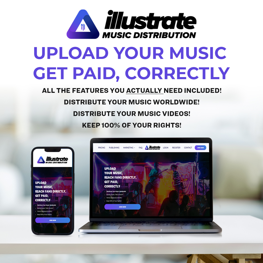Unleash your sound to the world with Illustrate Music Distribution! Right now our Pricing is unbeatable for the value we provide! Get Your Account Setup Now: illustratemusic.vip - [Link in Bio] - - 🚀 #MusicDistribution 🔊 - #Spotify #AppleMusic #Tidal #MusicDistributor