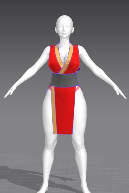 次回作はコスプレシーンあるので、くのいち風の服作ってます 