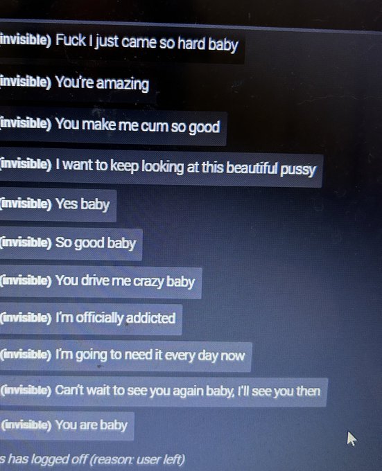 😍😍😍😍 Nothing hotter than a guy who comes and visit you every day bc you are his addiction.   And every