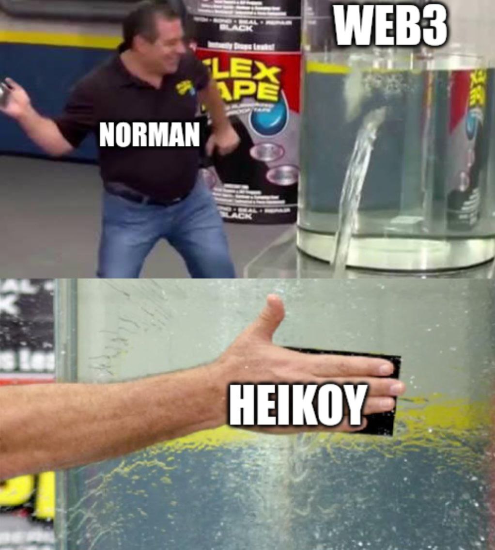 GM Heikonauts 😈👌

Who is Norman ?