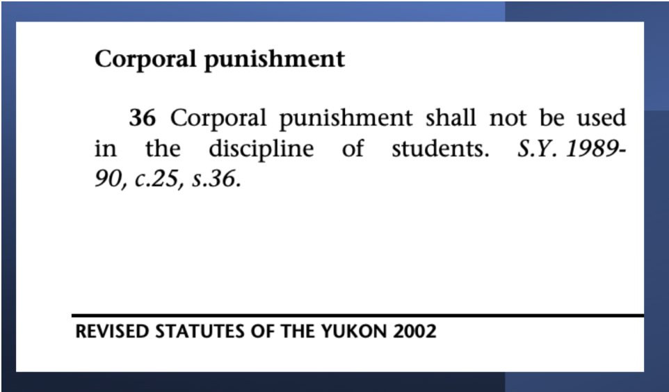 fryed's tweet photo. I've been documenting the physical abuse of children in a public school in Canada. Look no further than this for a reason to #repeal43 now.
@MPJulian @StanKutcher #corporalpunishment #calltoaction6 #yukon
https://t.co/u3MY4xtcV0 https://t.co/geRD8bV2Eq