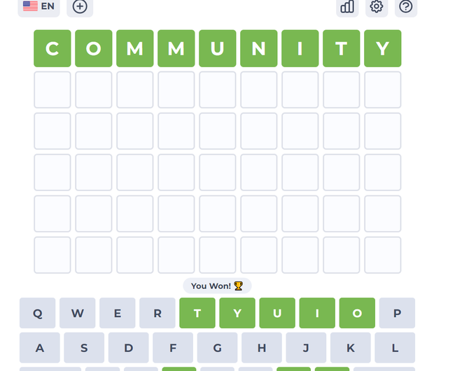 Czaczykale's tweet photo. I guessed this 9-letter word in 1/6 try. 

🟩🟩🟩🟩🟩🟩🟩🟩🟩

Can you guess this word? 
https://t.co/L8IxUPjcoh https://t.co/OBUb5nvvoZ