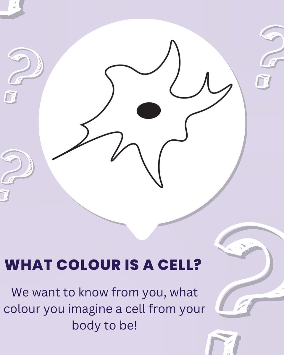 🔬✨ Imagine your body's cells had a colour! What hue comes to mind? Share your creative responses below! 👇
