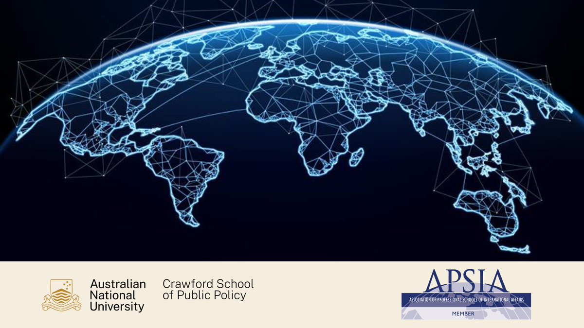 We are excited to announce that the Crawford School of Public Policy is now a Member of the Association of Professional Schools of International Affairs (APSIA) @apsiainfo!  This honour puts us in esteemed company alongside leading international institutions including…