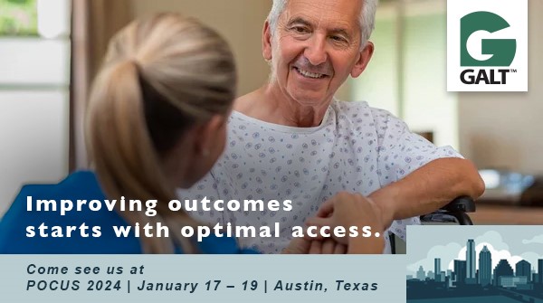 Let’s talk about gaining optimal access for improved outcomes! Visit #Galt at the 17th POCUS Workshop to learn about our best-in-class vascular and non-vascular access portfolio for adults and pediatrics. #galtmedical #POCUS #IMPOCUS