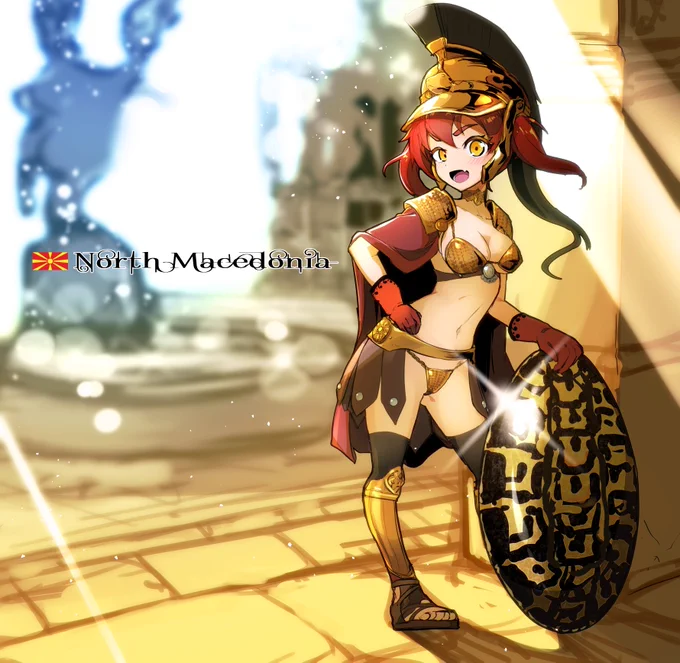 #ぷっコク 北マケドニア→アレクサンドロス大王の旗をフィーチャー、でも南スラブ語群でほぼブルガリアからの派生  アルバニア→キリスト教圏3大英雄スカンデルベグの旗をフィーチャー(でも国民ほぼムスリム)  スルプスカ→セルビア共和国の横にあるセルビア人共和国  こまけぇこたぁいいんだよ