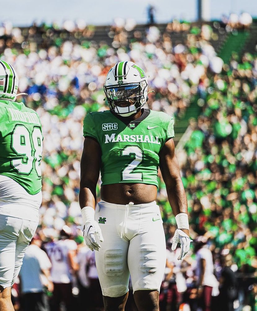 Blessed to receive a offer from Marshall 🤍💚 @coach_semore @CoachA35 @DC_Sports_706 @CoachKurtHines @CoachAaronRHA @CoachRaw_ @CoachTFoster @CoachEarl_ @Coach2Bless @coachdowns_gary @Rivals @247Sports @On3sports