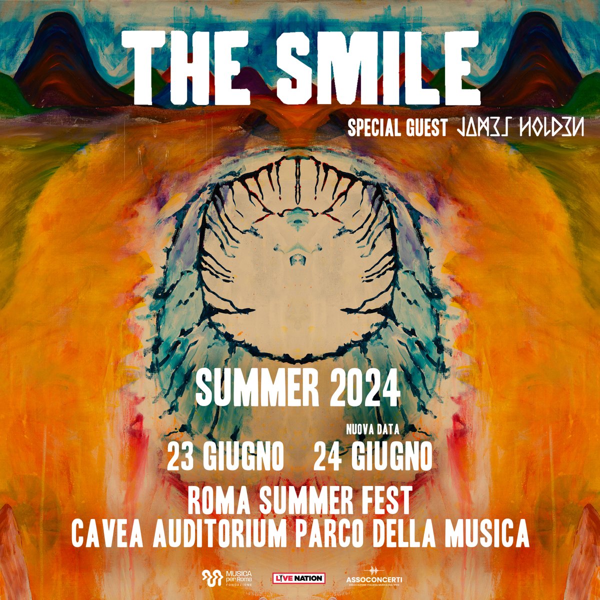 The Smile will play a second show at Roma Summer Fest at Cavea Auditorium on 24th June. Tickets on sale now: wasteheadquarters.com/schedule/the-s…