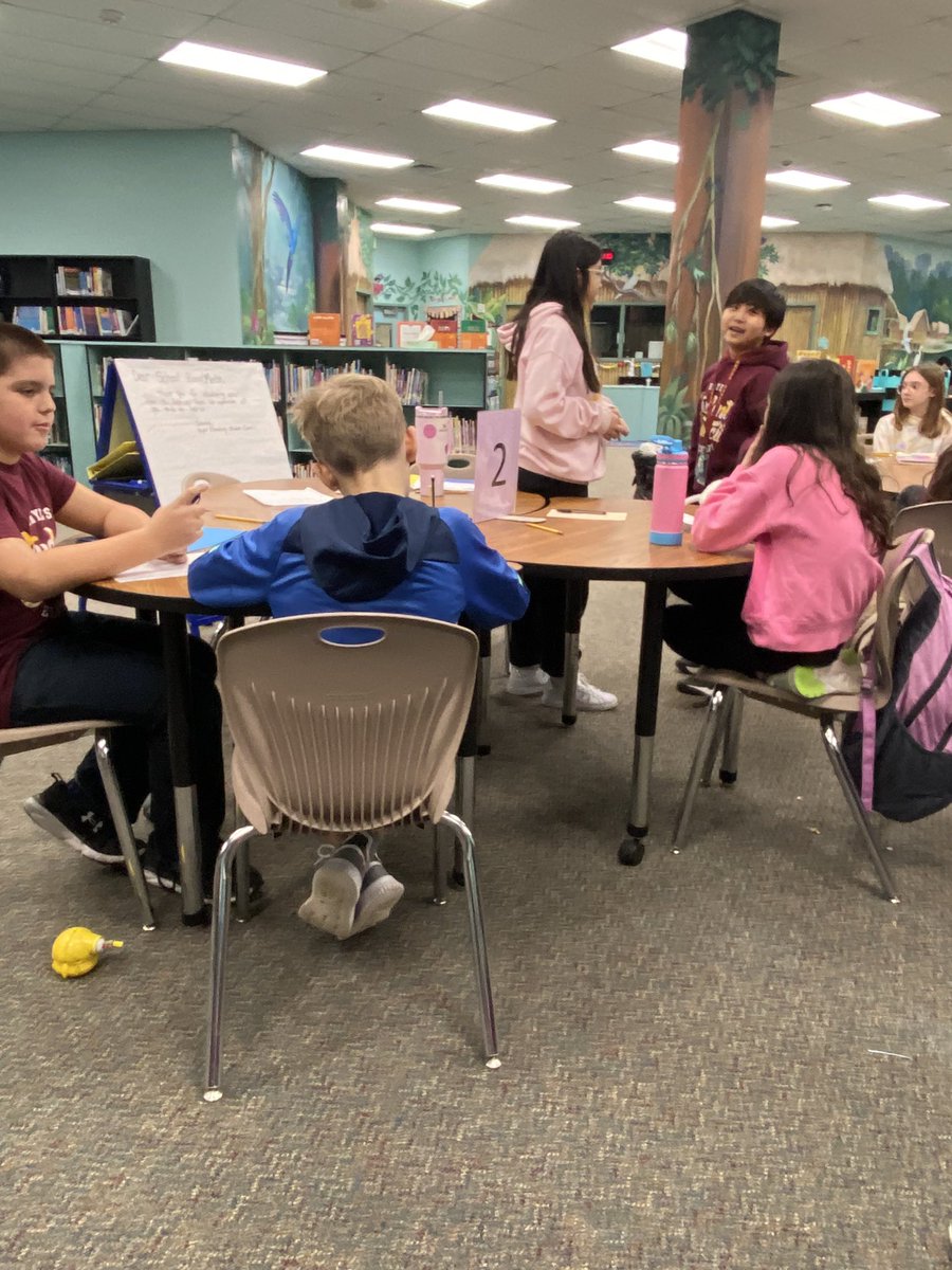 HayesStuCo's tweet photo. First JHE Student Council meeting of 2024! Members discussed their leadership qualities and wrote thank you notes to our school board members! #HayesHawks https://t.co/mTB1pQwU7s