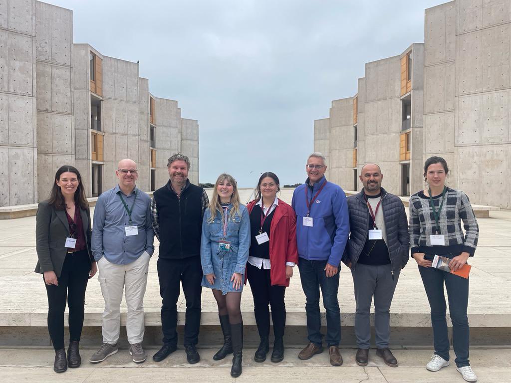 So happy to show the @salkinstitute and to discuss about roots and potential collaborations with these amazing people from @QAAFI @ICARDA @jlugiessen @HickeyLab Come back!