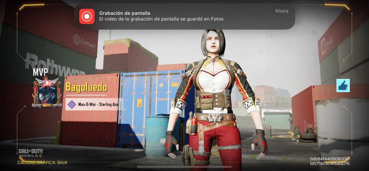 GoBar_LuisE's tweet photo. @PlayCODMobile Man o War no attachments all game https://t.co/dFX1rjHBYj