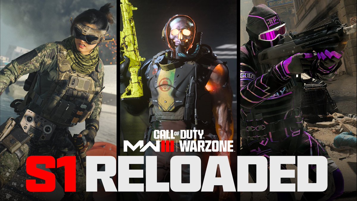 DETONATEDcom's tweet photo. #MW3: Problems with the Season 1 “Reloaded” Update…

💥 Warzone FULLY Broken
💥 Ranked Play DELAYED
💥 Champions Quest DELAYED
💥 Weapon Case DELAYED
💥 Covert Exfil DELAYED 
💥 WRONG Event Released
💥 Dokkaebi Warlord GLITCH

What happened? https://t.co/ZdXAQw5GYD