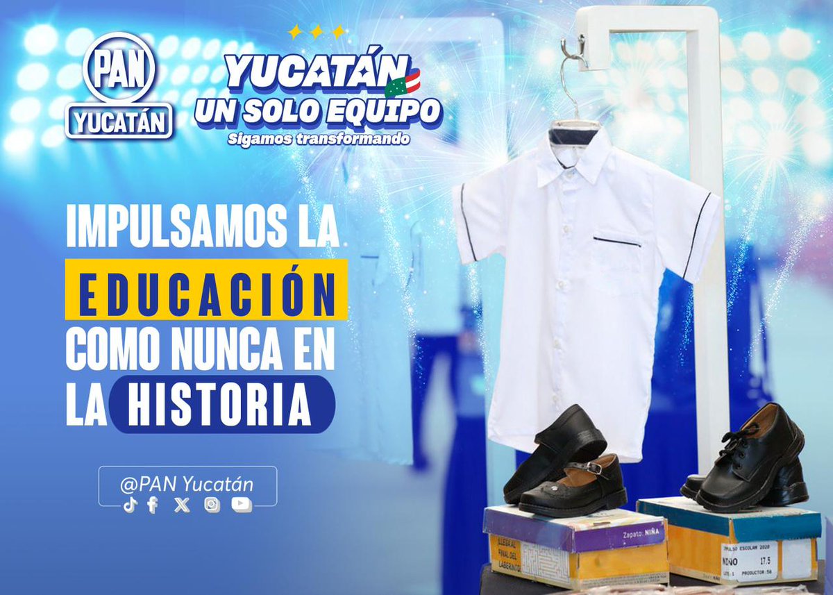 En equipo con las y los ciudadanos, el Gobernador <a href="/MauVila/">Mauricio Vila</a> y el #PANYucatán han puesto las bases para que la educación en nuestro Estado se desarrolle reduciendo la desigualdad educativa y dando acceso a las niñas, niños y jóvenes a una educación digna y de calidad.